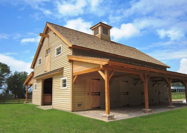 horse barn Timber Frame  Homes  More